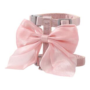 猫的牵引绳遛猫绳防挣脱颜值高蝴蝶结猫咪工字型胸背带幼猫猫链子