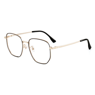 超轻大框显瘦近视眼镜女款可配度数金丝边眼镜框男蔡司镜片防蓝光
