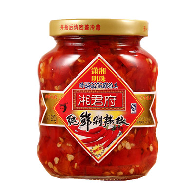 湘君府纯鲜剁椒河北鸡泽0脂肪