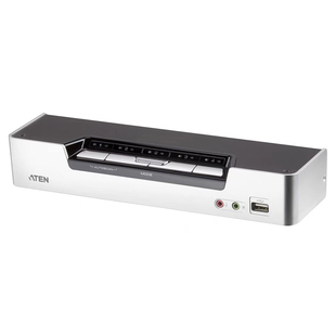 ATEN宏正CS1794 HDMI USB 2.0多电脑KVM切换器4进1出带音频高清视频分辨率支持宽屏显示器扫描仪打印机共享器