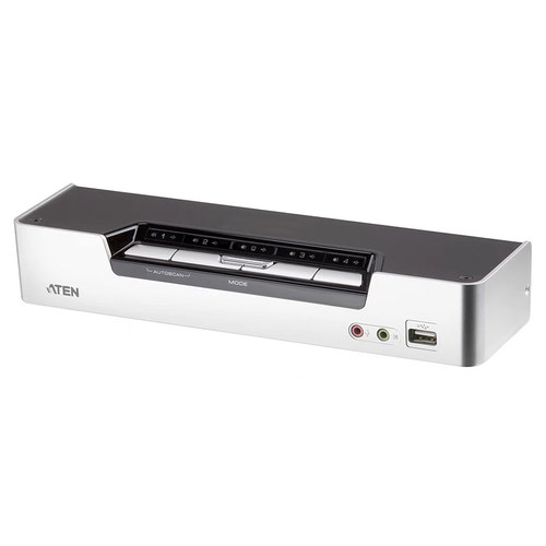 ATEN宏正CS1794 HDMI USB 2.0多电脑KVM切换器4进1出带音频高清视频分辨率支持宽屏显示器扫描仪打印机共享器