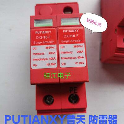 议价PUTIANXY普天 DXH10-F  385V  DXH06-F 20kA/40kA 防雷器 2P