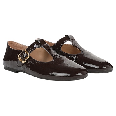 SAM EDELMAN山姆爱德曼春夏T字带圆头软羊皮薄底玛丽珍单鞋AVIRA