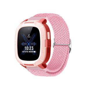 适用于米兔儿童手表5c表带6C滑扣编织7a/C7A升级款腕带4/4C/4X弹力柔软智能学生电话2S/U1透气表链替换带配件