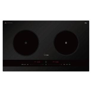 美的电磁炉灶电陶炉双灶嵌入式家用大功率电磁灶台式IH灶免扩孔款