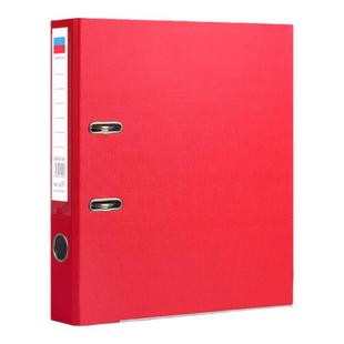 快劳夹红色文件夹打孔穿孔资料册收纳整理夹A4双孔加厚办公用品商务合同插页快劳活页资料试卷打洞可拆卸夹板