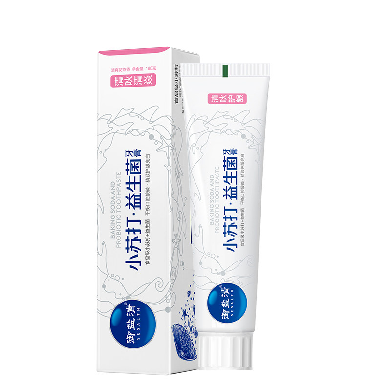御盐清家用海盐小苏打牙膏