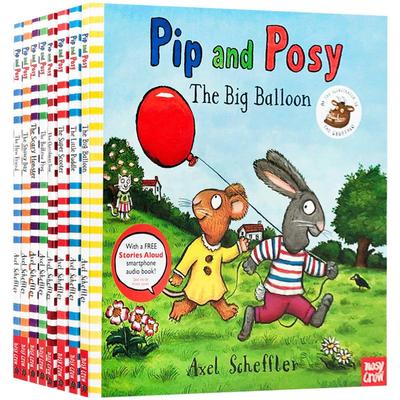 Pip and Posy波西和皮普全套10册小小聪明豆绘本英文原版名家Axel Scheffler与咕噜牛绘者儿童启蒙The Snowy Day