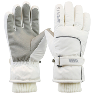 滑雪手套男款冬季加绒加厚保暖新款触屏防风寒电动车骑行手套女士