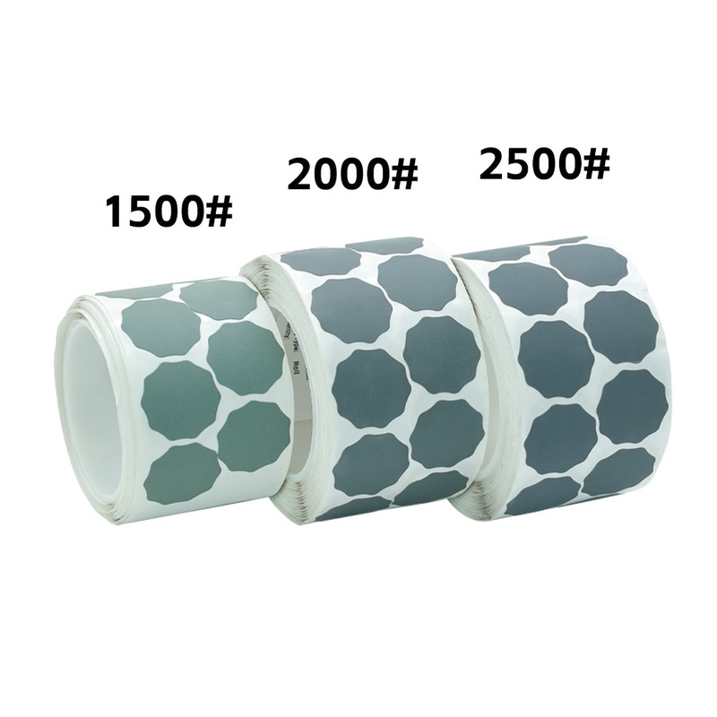 直销梅花形砂碟点磨片砂卷 多规格打磨抛光高粘背胶点磨砂纸