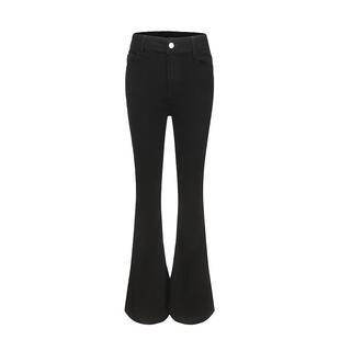 madeinnormal设计师品牌LOOKNOW 春夏微喇不对称裤腿牛仔裤