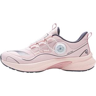 李宁小女孩专业跑步鞋踏星轻便软底女童鞋男童中大童青少年运动鞋