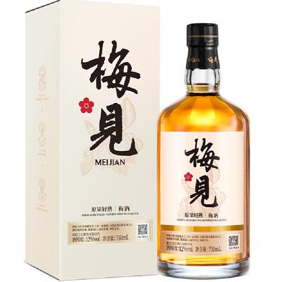 梅见12度梅子酒750ml×1盒
