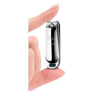 博友指甲刀小号单个平口指甲剪斜口脚指甲钳女修甲刀成人小巧迷你