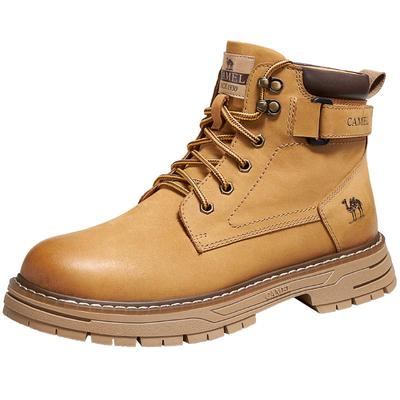 骆驼男鞋马丁靴复古英伦
