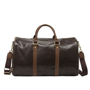 短途旅行包女皮质手提轻便大容量出差收纳行李包男防水运动健身包