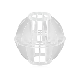 PP多面空心球填料除尘雾废气净化处理脱硫塔塑料生物球喷淋塔