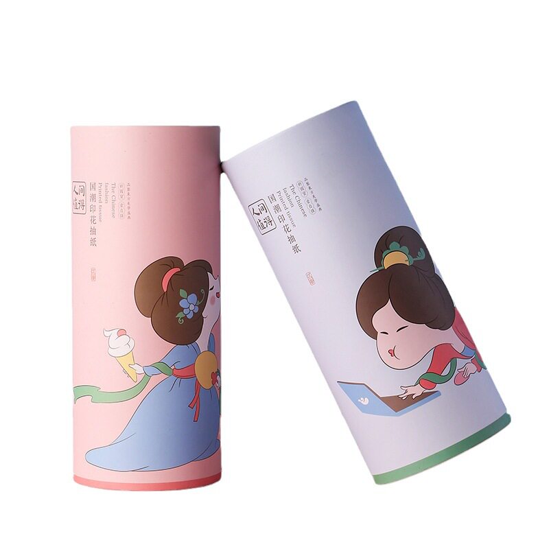 印花汽车纸巾桶纸车用卷筒纸车载抽纸卡通桶装餐巾纸车内创意纸抽