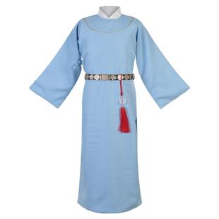 圆领袍明制古装男公子王爷服提花棉缎唐朝汉服女千金小姐公主服装