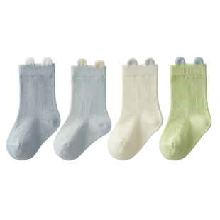 十月结晶粒粒阳光婴儿袜子a类新生男女童宝宝袜四季春夏儿童袜子
