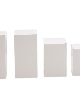 定做长方形通用白卡纸盒