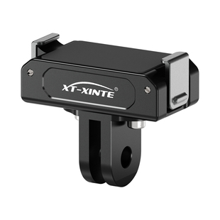 适用DJI大疆Action6/OsmoNano金属磁吸快拆座双向快装转接1/4支架