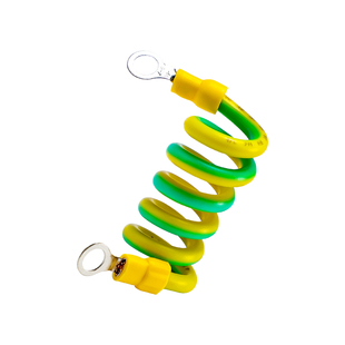 国标黄绿接地线2.5/4/6平方光伏板双色连接线电缆桥架专用跨接线