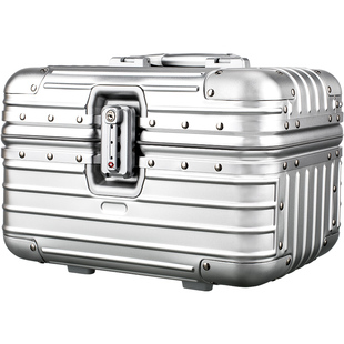 铝镁合金化妆箱收纳箱手提箱旅行美容箱小型行李女男大容量工具箱