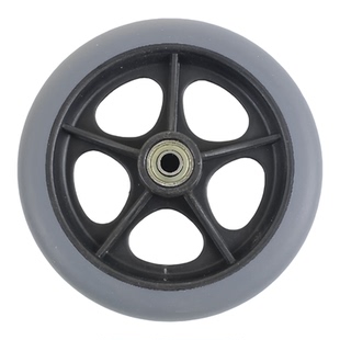 鱼跃轮椅配件6寸新款H030c H062前轮1100 2000后轮等型号单个价