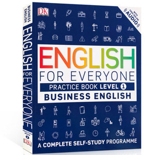 【现货】DK新视觉人人学英语:商务英语练习册1级 英文原版书English for Everyone Business English Practice Book Level1