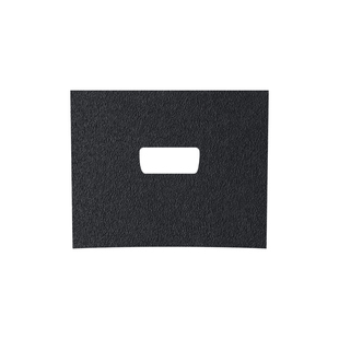 梵汐适用于奥迪E5配件后中防踢装饰贴改装Alcantara车内车饰用品