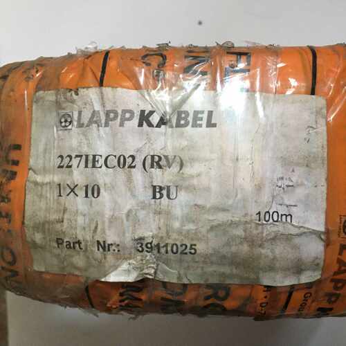 议价LAPP缆普227IEC02（RV)耐油柔性BU蓝色单芯10平方电源线 30元