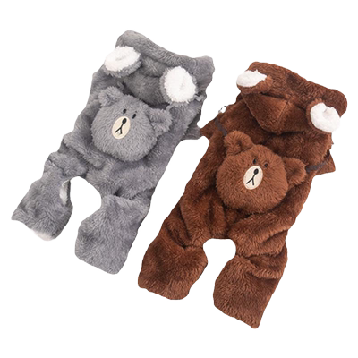 泰迪狗狗衣服保暖棉衣冬季四脚衣