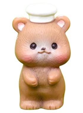 微景观创意可爱小熊露营野餐摆件