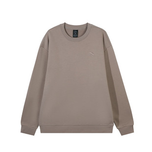 安踏长袖t恤卫衣男女同款秋冬季新款潮流百搭休闲套头衫加绒上衣