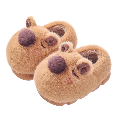 卡皮巴拉儿童棉拖鞋|千人加购