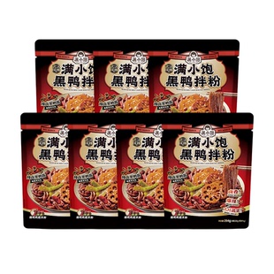 【新品上市】满小饱武汉风味黑鸭拌粉294g*7袋