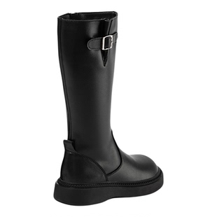 红蜻蜓女童靴子儿童长筒靴冬季2025新款女孩宝宝大棉高筒加绒加厚