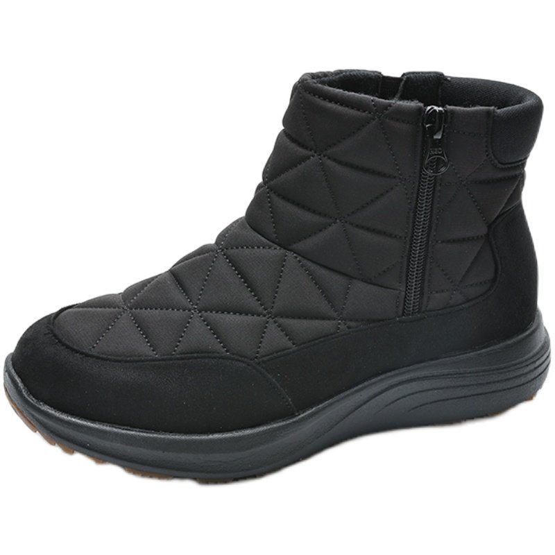 Pansy盼喜日本女鞋运动休闲旅游轻便舒适防滑保暖冬季棉鞋