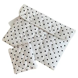 适用苹果笔记本内胆包2025新款macbookair13寸M4韩国ins风简约波点Pro14华为电脑包