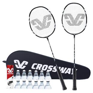 克洛斯威羽毛球拍正品双拍全碳素超轻成人进攻耐用型套装儿童拍子