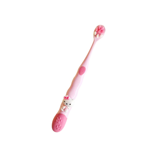 童万根软毛牙刷超细可爱卡通2-12岁宝宝小头护齿清洁口腔软毛牙刷