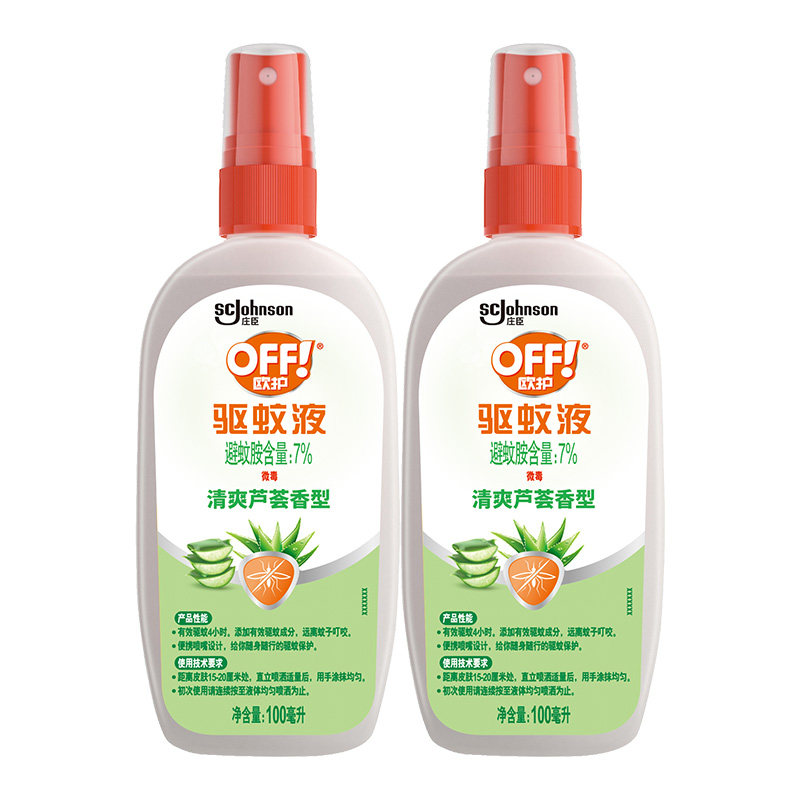 庄臣OFF雷达欧护驱蚊液100ml*4瓶
