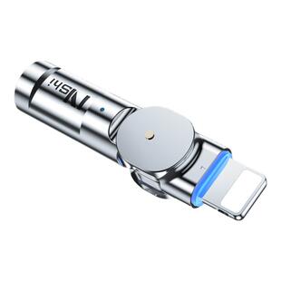 能适适用苹果充电线iPhone14快充lightning数据线防折断器13手机12PD可旋转Promax平板c接口iPad2米长弯头