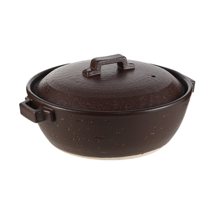 内山窑日本进口陶土锅高端定制小酒馆手作砂锅家用微压炖煮锅汤锅
