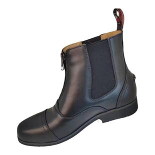 牛皮马术马靴骑马短靴儿童成人男女骑马鞋子防磨马靴马术靴真皮