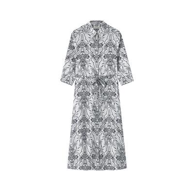 【自营】Marc O'Polo【商场同款】纯棉佩斯利印花七分袖连衣裙