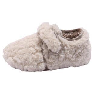 女童毛毛鞋2025秋冬新款儿童棉鞋加绒豆豆鞋女宝宝保暖韩版鞋子潮