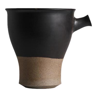 景德镇粗陶窑变公道杯壶手工复古茶海茶道匀杯陶瓷公杯大容量泡茶