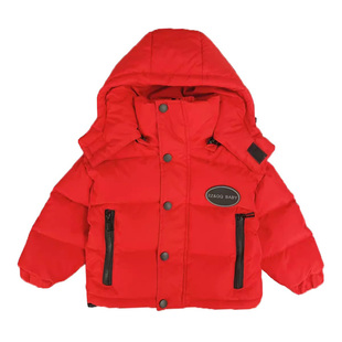 2024冬季新款亲子装一家三口短款高端羽绒服母子装气质立领棉服